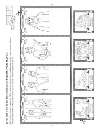 page des activités : les gens dans le Livre de Mormon avaient foi en Jésus-Christ