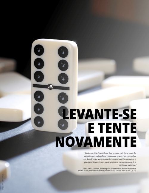 pôster “Levante-se e Tente Novamente”