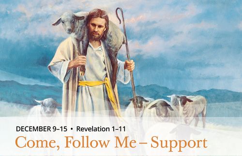 Jesus carrying a lamb