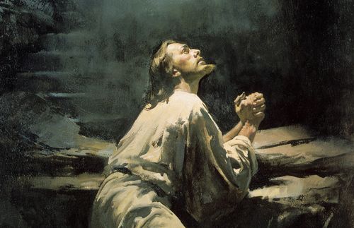 Jesus in Gethsemane