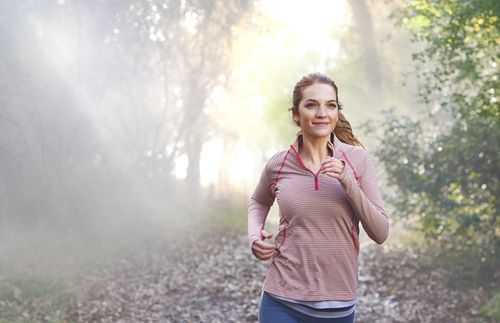 woman running