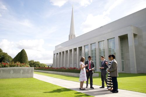 youth at temple