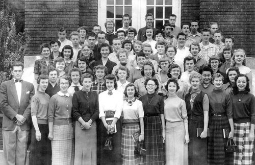 Boyd K. Packer with seminary class