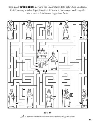 The Ten Lepers coloring page