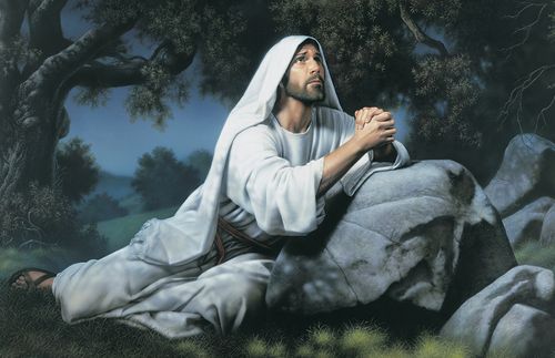 the Savior in Gethsemane