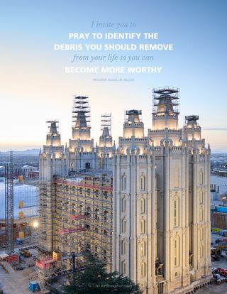 Temple Square construction