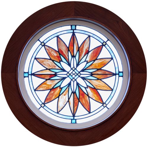 stained-glass window