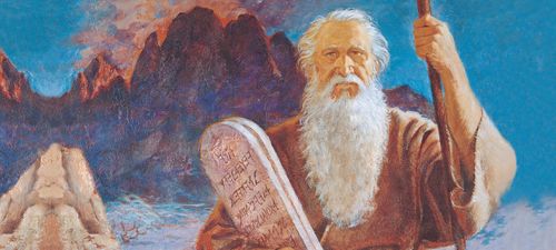 Moses with the tablets