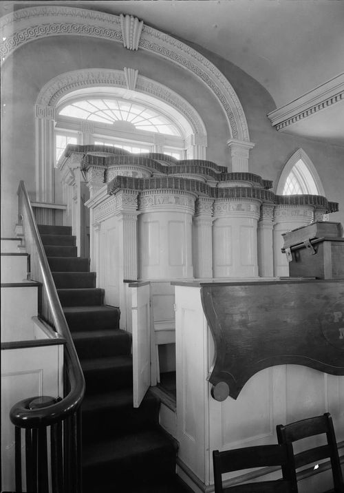West pulpits, lower court, Kirtland House of the Lord.