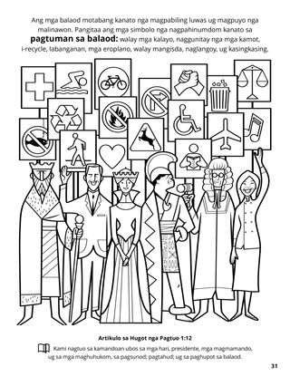 Twelfth Article of Faith coloring page