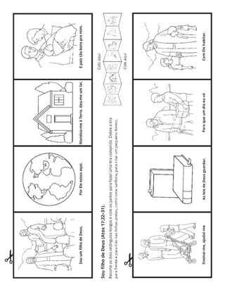 página de atividade: sou um filho de Deus