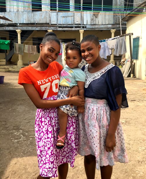 Evangeline, una mujer joven de Ghana