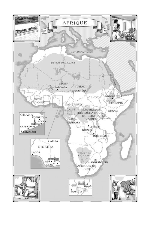 carte de l’Afrique