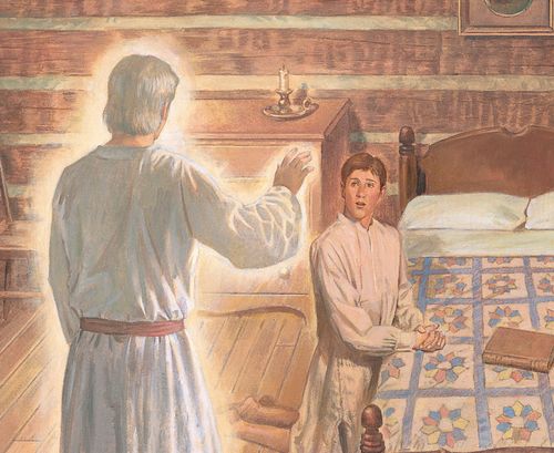 Moroni appearing to Joseph