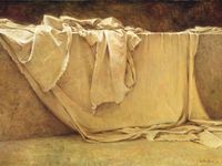 empty burial cloths