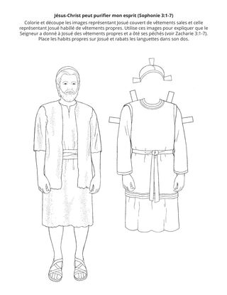 page d’activité : Jésus-Christ peut purifier mon esprit