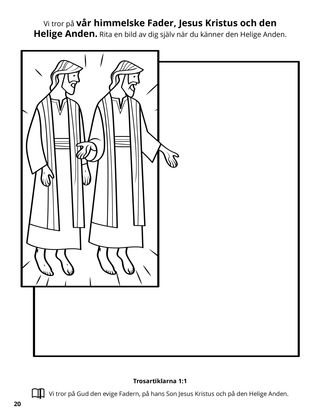 First Article of Faith coloring page