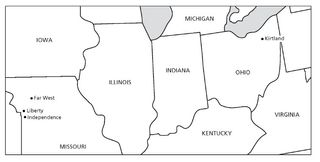 map, Ohio to Missouri