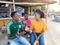 Jamaica: Young Adults Outside by Ocean