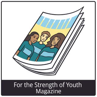 For the Strength of Youth Magazine gospel symbol