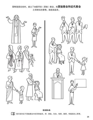 Sixth Article of Faith coloring page