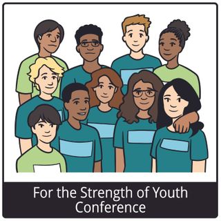 For the Strength of Youth Conference gospel symbol