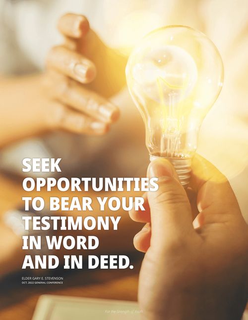 Nourishing and Bearing Your Testimony—Excerpts