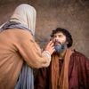 Jesus healing a blind man