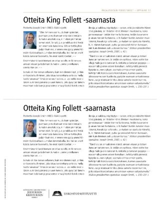 moniste, King Follett -saarna