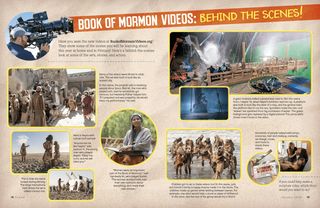 photos of filming the Book of Mormon videos