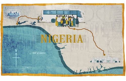 横越奈及利亚的圣殿之旅