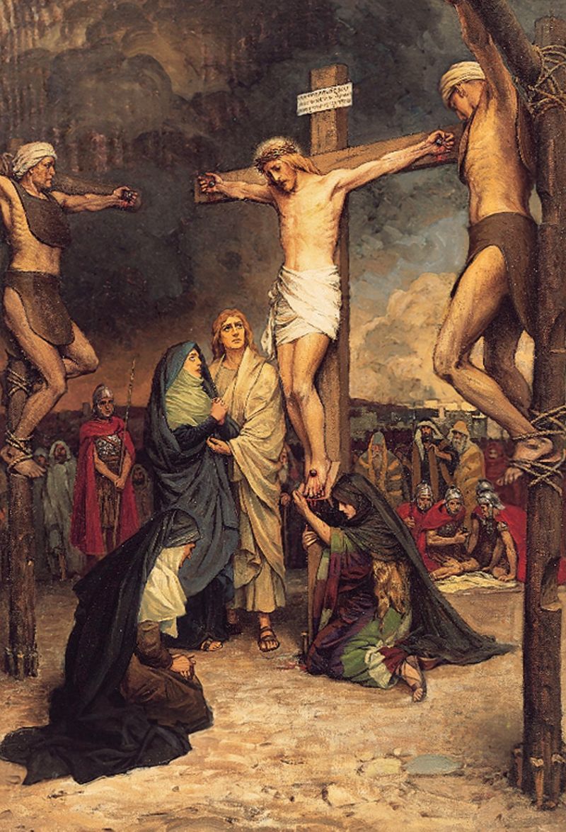 The Crucifixion of Christ, by Louise Parker.