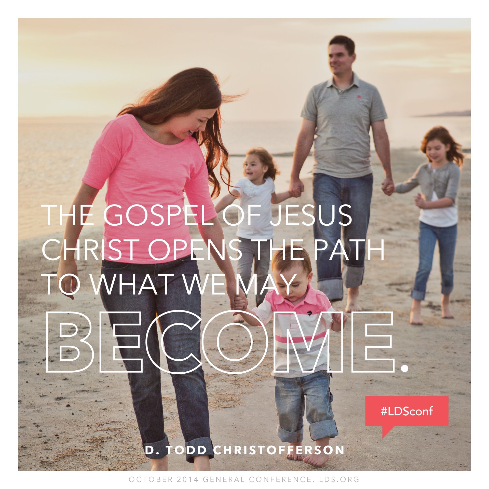 “The gospel of Jesus Christ opens the path to what we may become.”—Elder D. Todd Christofferson, “Free Forever, to Act for Themselves” © undefined ipCode 1.