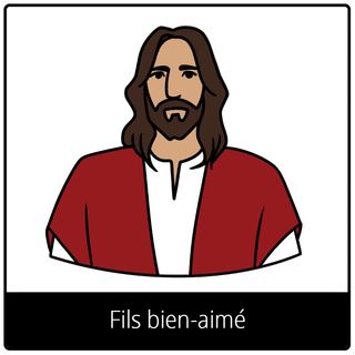 Pictogramme de l’Évangile pour « Fils bien-aimé »