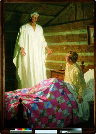 Moroni Appears to Joseph Smith in His Room