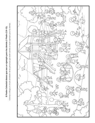 Hoja de actividades: El Padre Celestial desea que sea un ejemplo para los demás