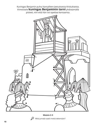 King Benjamin’s Speech coloring page