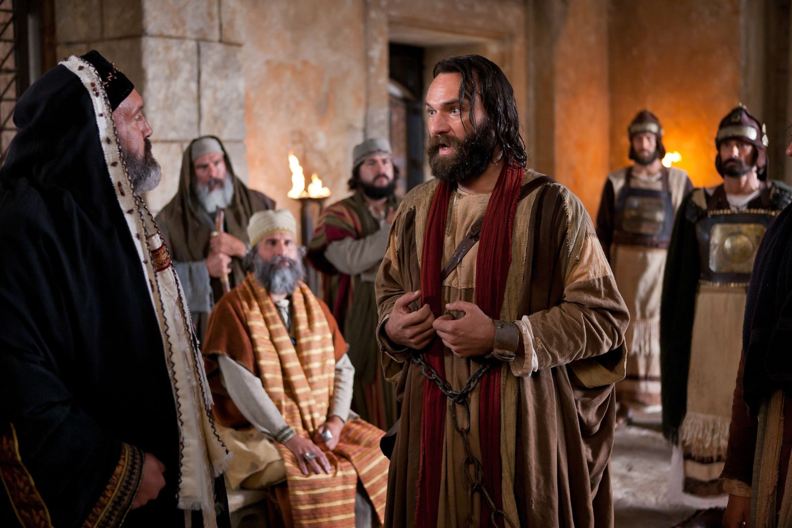 Peter continues to preach in Christ's name even after priests threaten him with punishment.