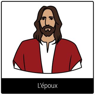 Pictogramme de l’Évangile pour « L’époux »