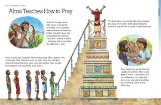 Alma teaches how to pray