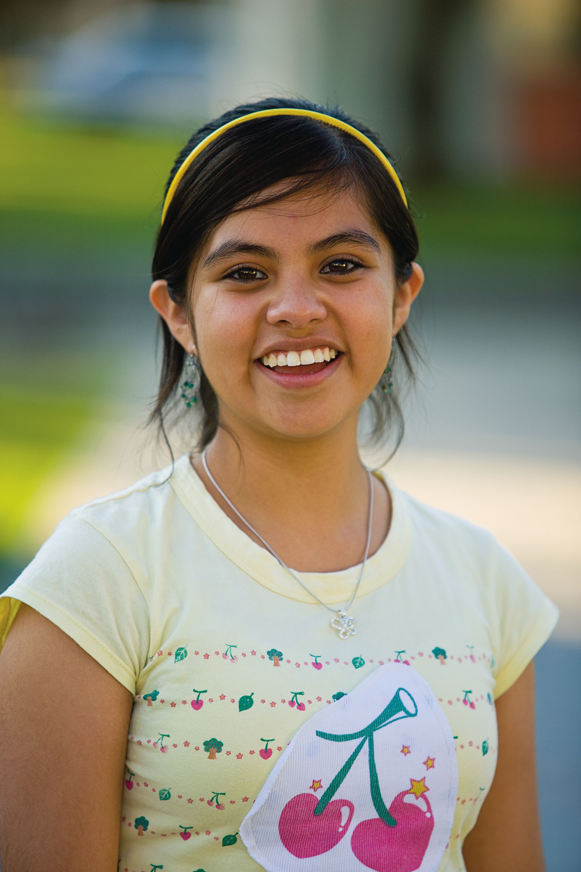 A portrait of a young woman in Mexico.