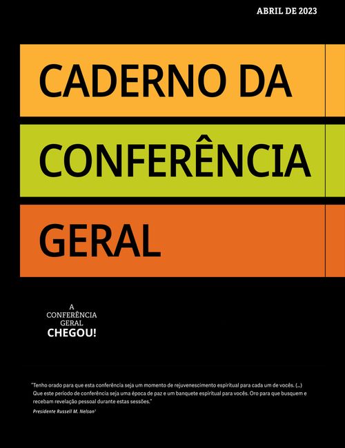 Caderno da conferência geral