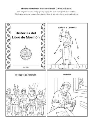 Hoja de actividades: Las historias del Libro de Mormón enseñan sobre Cristo