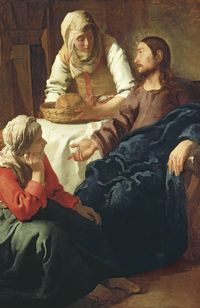 christ with mary and martha