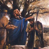 Melchizedek Blesses Abram, by Walter Rane