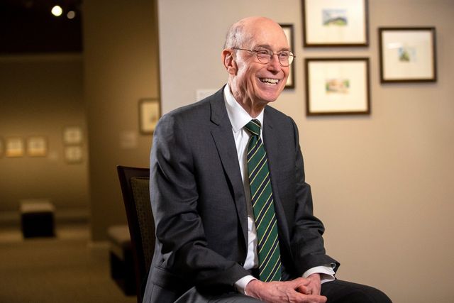 Henry B. Eyring Giving an Interview