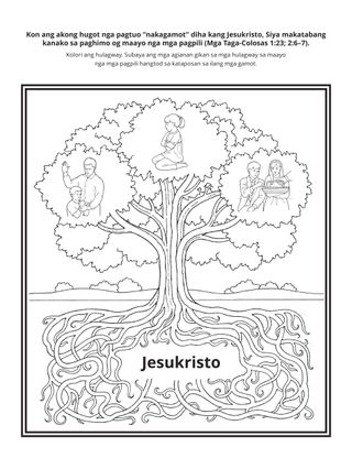 pahina sa kalihokan: kon ang akong hugot nga pagtuo nakagamot diha ni Jesukristo