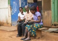 sister missionaries teaching