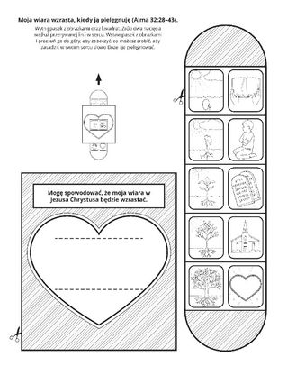 strona z zadaniami: mogę wierzyć w Jezusa Chrystusa