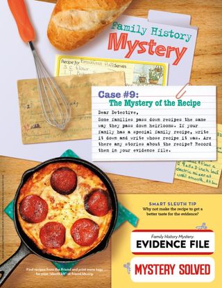 Family History Mystery: Recipes